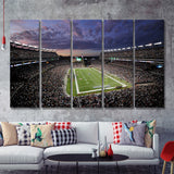 Gillette Stadium 5 Piece B Multi Panels Canvas Prints Wall Art - Painting Canvas,Wall Decor