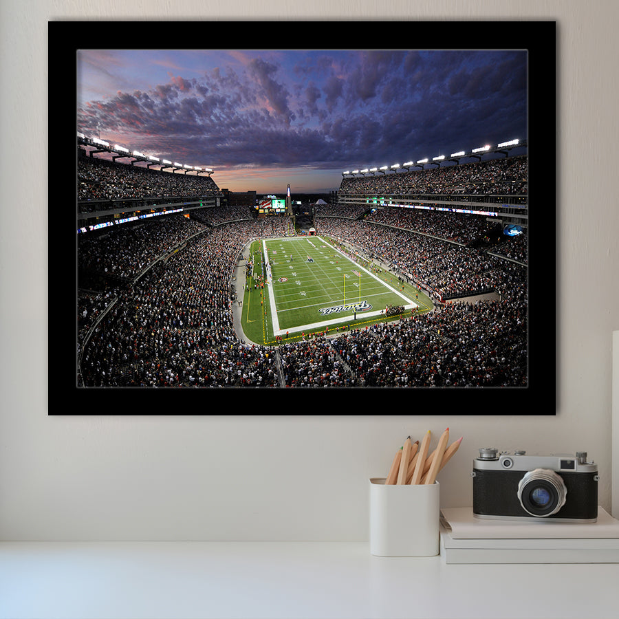 Gillette Stadium Framed Art Print Wall Decor - Painting Art, Framed Picture, Home Decor