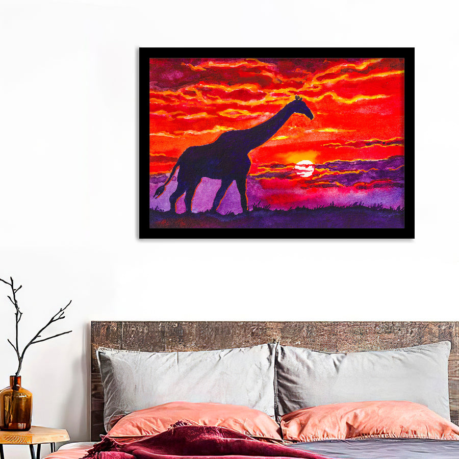 Giraffe Framed Wall Art - Framed Prints, Art Prints, Print for Sale, Painting Prints