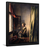 Girl A Letter At An Open Window By Jan Vermeer-Art Print,Frame Art,Plexiglass Cover