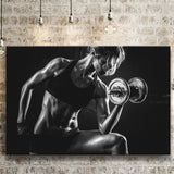 Girl Fitness Design Canvas Prints Wall Art Decor - Paiting Canvas, Art Prints, Wall Decor, For Sale