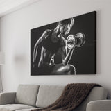 Girl Fitness Design Canvas Prints Wall Art Decor - Paiting Canvas, Art Prints, Wall Decor, For Sale