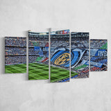 Giuseppe Meazza Stadium Canvas Prints Inter Wall Art Football Stadium,Multi Panels,Sport Stadium Art Prints, Fan Gift