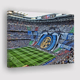 Giuseppe Meazza Stadium Canvas Prints Inter Wall Art Football Stadium,Sport Stadium Art Prints, Fan Gift, Wall Decor