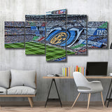Giuseppe Meazza Stadium Canvas Prints Inter Wall Art Football Stadium,Multi Panels,Sport Stadium Art Prints, Fan Gift