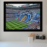 Giuseppe Meazza Stadium Art Prints Inter Wall Art Football Stadium,Sport Stadium Art Prints, Fan Gift, Wall Decor