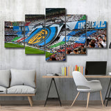 Giuseppe Meazza Stadium Canvas Prints Internazionale Milano Wall Art Football,Multi Panels,Sport Stadium Art Prints, Fan Gift