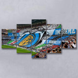 Giuseppe Meazza Stadium Canvas Prints Internazionale Milano Wall Art Football,Multi Panels,Sport Stadium Art Prints, Fan Gift