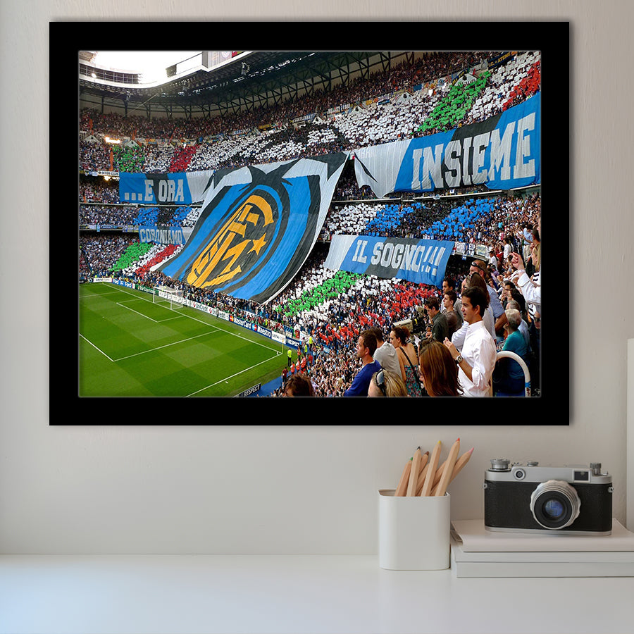 Giuseppe Meazza Stadium Art Prints Internazionale Milano Wall Art Football,Sport Stadium Art Prints, Fan Gift, Wall Decor