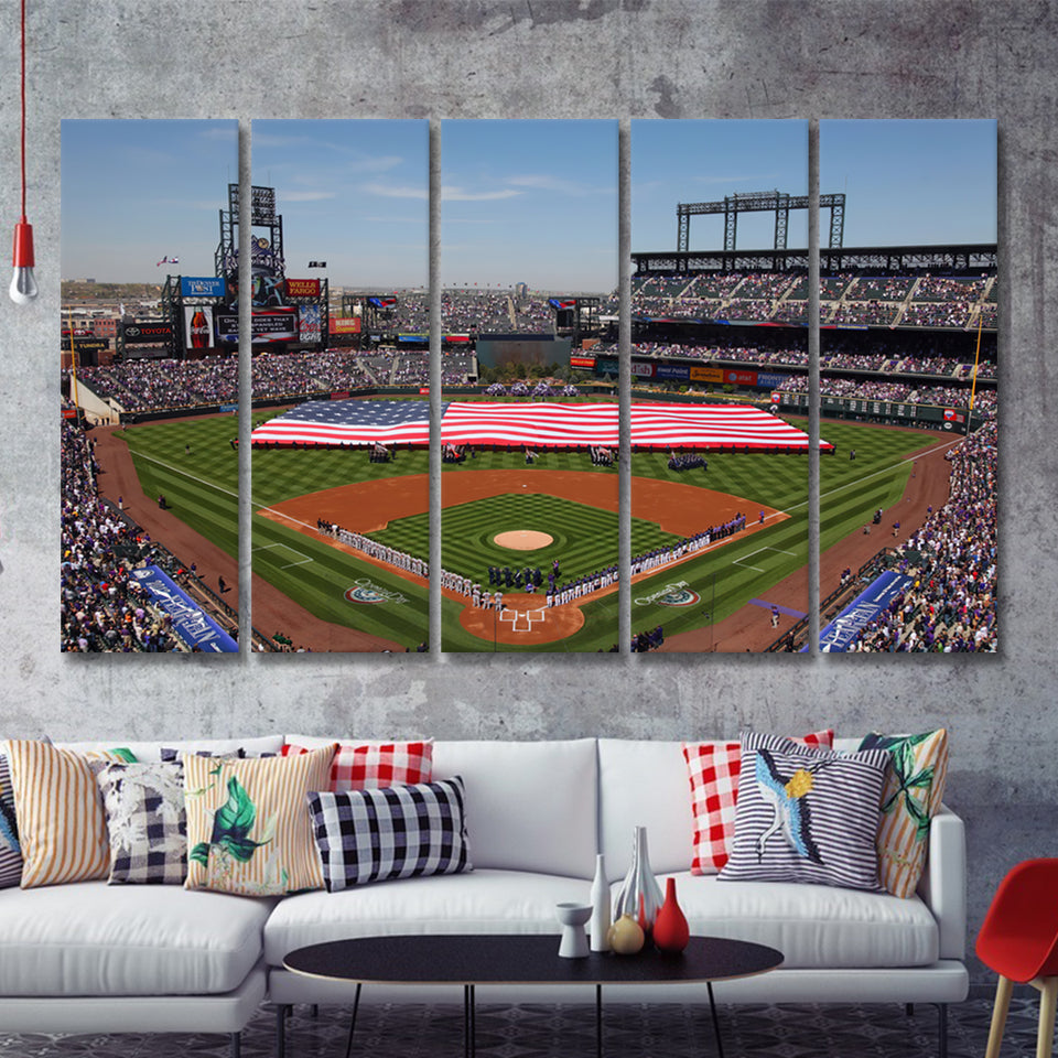 Giving An Opening Day Holiday The Cold Shoulder Cbs Chicago 5 Pieces Canvas Prints Wall Art Decor - Painting Canvas Prints,Multi Panel