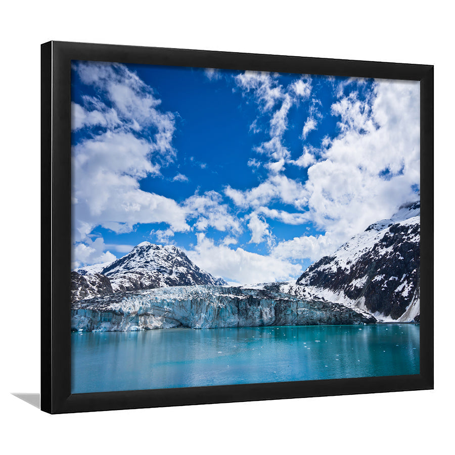 Glacier Bay in Mountains in Alaska United States Framed Art Prints Wall Decor - Painting Art, Wall Art, Home Decor