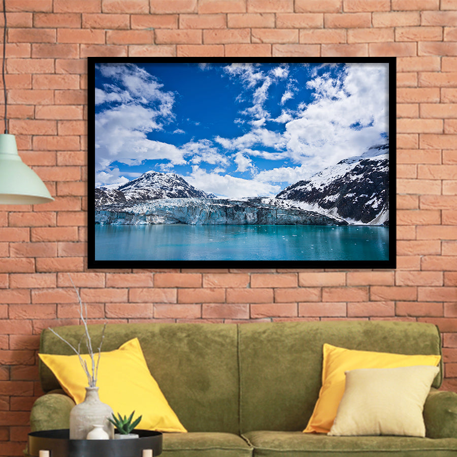 Glacier Bay in Mountains in Alaska United States Framed Art Prints Wall Decor - Painting Art, Wall Art, Home Decor