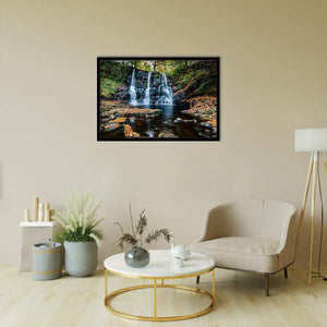 Glenariff Waterfall Ireland-Forest art, Art print, Plexiglass Cover