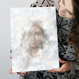 Glimpses Divine Feminine Water The Veil Heavenly Mother Religious Abstract Art Canvas Prints Wall Art - Painting Canvas, Art Prints