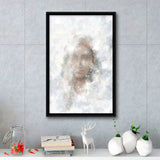 Glimpses Divine Feminine Water The Veil Heavenly Mother Abstract Art Framed Canvas Prints Wall Art - Painting Canvas, Floating Frame