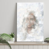 Glimpses Divine Feminine Water The Veil Heavenly Mother Religious Abstract Art Canvas Prints Wall Art - Painting Canvas, Art Prints