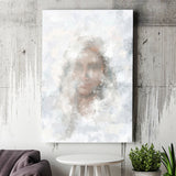 Glimpses Divine Feminine Water The Veil Heavenly Mother Religious Abstract Art Canvas Prints Wall Art - Painting Canvas, Art Prints