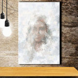 Glimpses Divine Feminine Water The Veil Heavenly Mother Religious Abstract Art Canvas Prints Wall Art - Painting Canvas, Art Prints