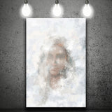 Glimpses Divine Feminine Water The Veil Heavenly Mother Religious Abstract Art Canvas Prints Wall Art - Painting Canvas, Art Prints