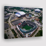 Globe Life Field Aerial View, Stadium Canvas, Sport Art, Gift for him, Fan Gift, Canvas Prints Wall Art Decor