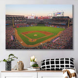 Globe Life Field Stadium Canvas Prints Texas Rangers Wall Art,Sport Stadium Art Prints, Fan Gift, Wall Decor