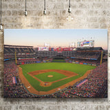 Globe Life Field Stadium Canvas Prints Texas Rangers Wall Art,Sport Stadium Art Prints, Fan Gift, Wall Decor