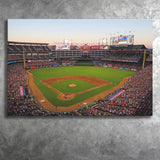 Globe Life Field Stadium Canvas Prints Texas Rangers Wall Art,Sport Stadium Art Prints, Fan Gift, Wall Decor