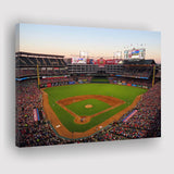 Globe Life Field Stadium Canvas Prints Texas Rangers Wall Art,Sport Stadium Art Prints, Fan Gift, Wall Decor