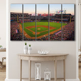 Globe Life Field Stadium Canvas Prints Texas Rangers Wall Art,Multi Panels B,Sport Stadium Art Prints, Fan Gift