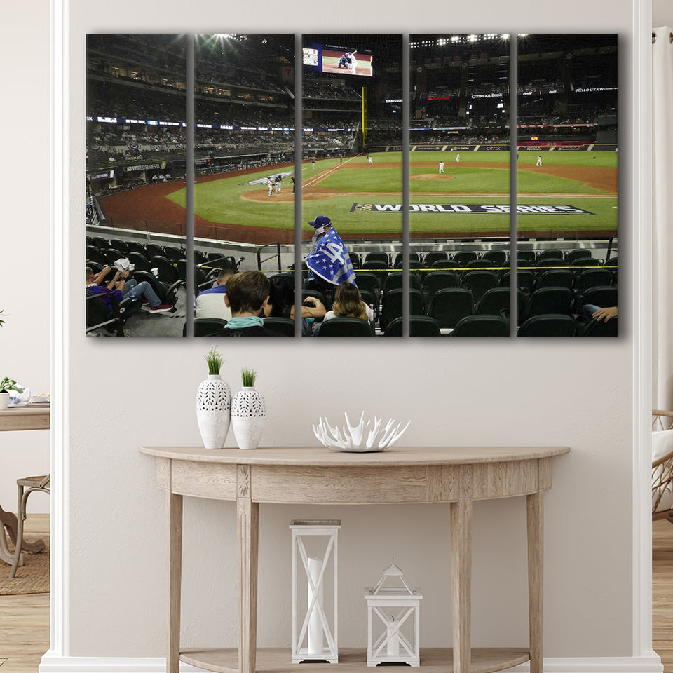 Globe Life Field, Stadium Canvas, Sport Art, Gift for him, Multi Panels B, Canvas Prints Wall Art Decor