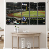 Globe Life Field, Stadium Canvas, Sport Art, Gift for him, Multi Panels B, Canvas Prints Wall Art Decor