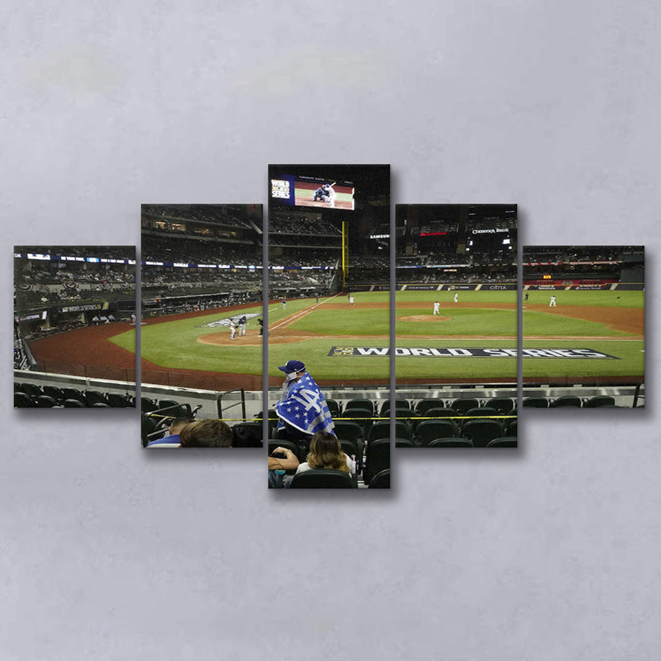 Globe Life Field, Stadium Canvas, Sport Art, Large Canvas, Multi Panels, Canvas Prints Wall Art Decor