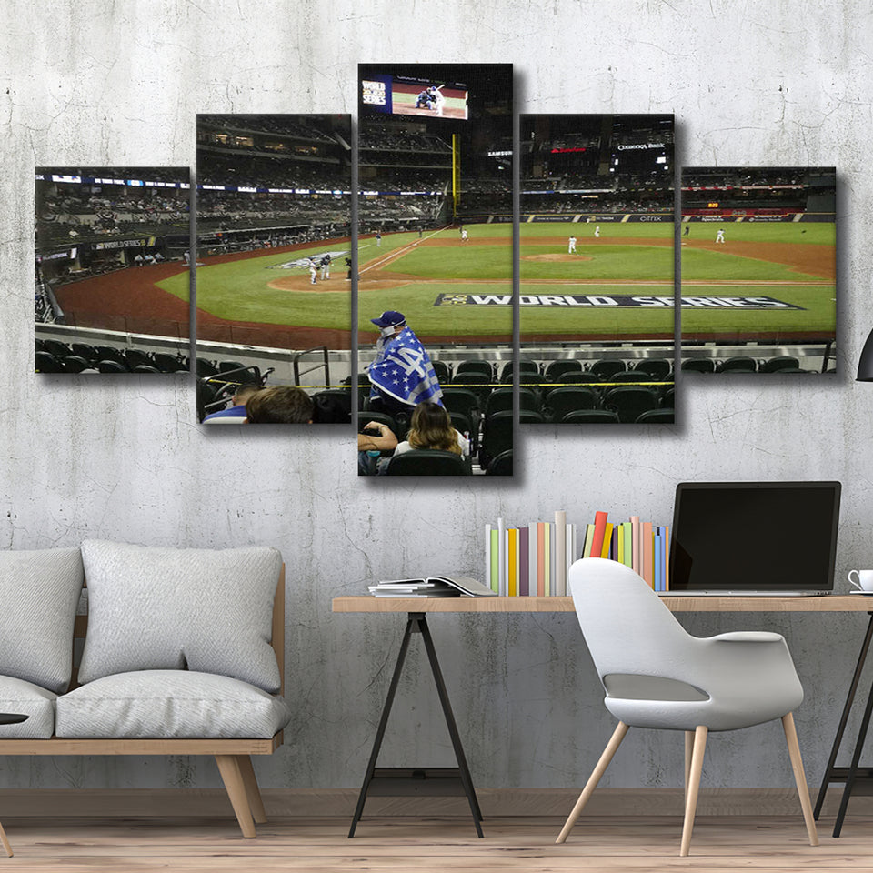 Globe Life Field, Stadium Canvas, Sport Art, Large Canvas, Multi Panels, Canvas Prints Wall Art Decor