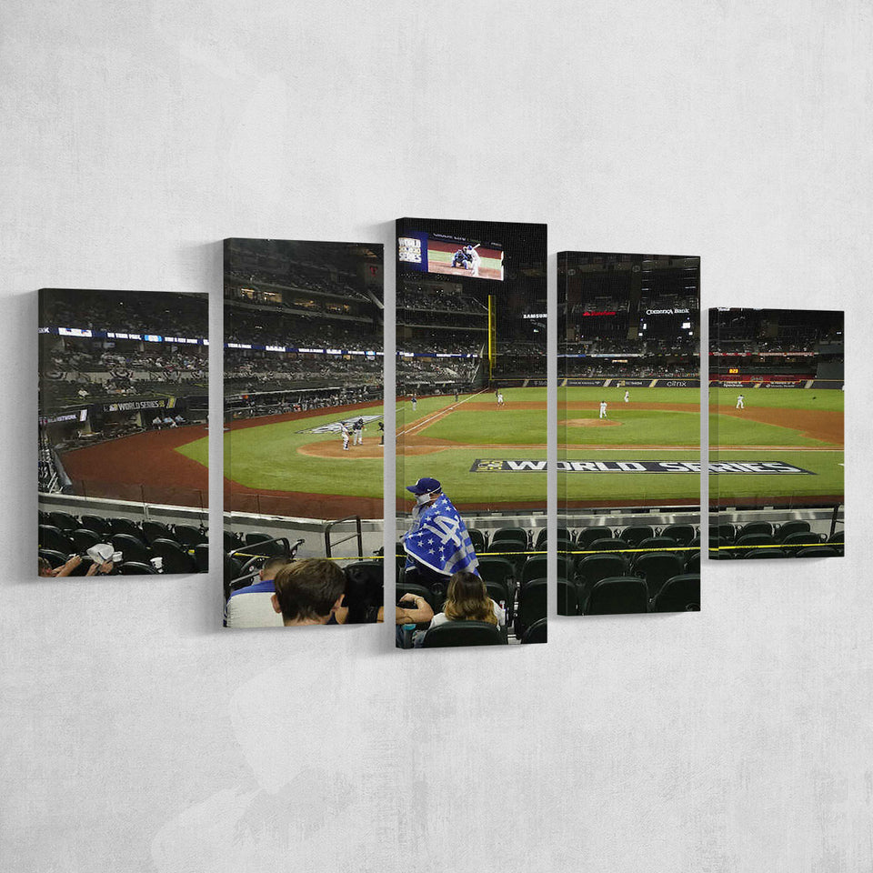 Globe Life Field, Stadium Canvas, Sport Art, Large Canvas, Multi Panels, Canvas Prints Wall Art Decor