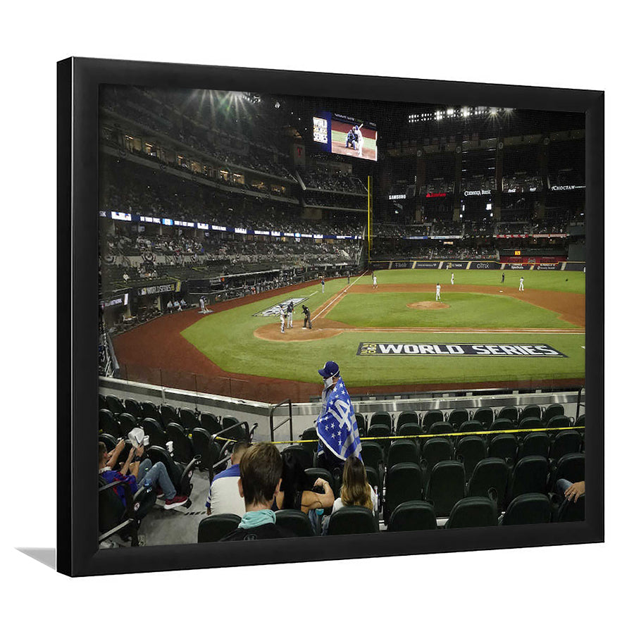 Globe Life Field, Stadium Canvas, Sport Art, Gift for him, Framed Art Prints Wall Art Decor, Framed Picture