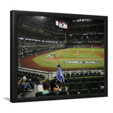 Globe Life Field, Stadium Canvas, Sport Art, Gift for him, Framed Art Prints Wall Art Decor, Framed Picture