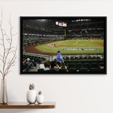Globe Life Field, Stadium Canvas, Sport Art, Gift for him, Framed Canvas Prints Wall Art Decor, Framed Picture