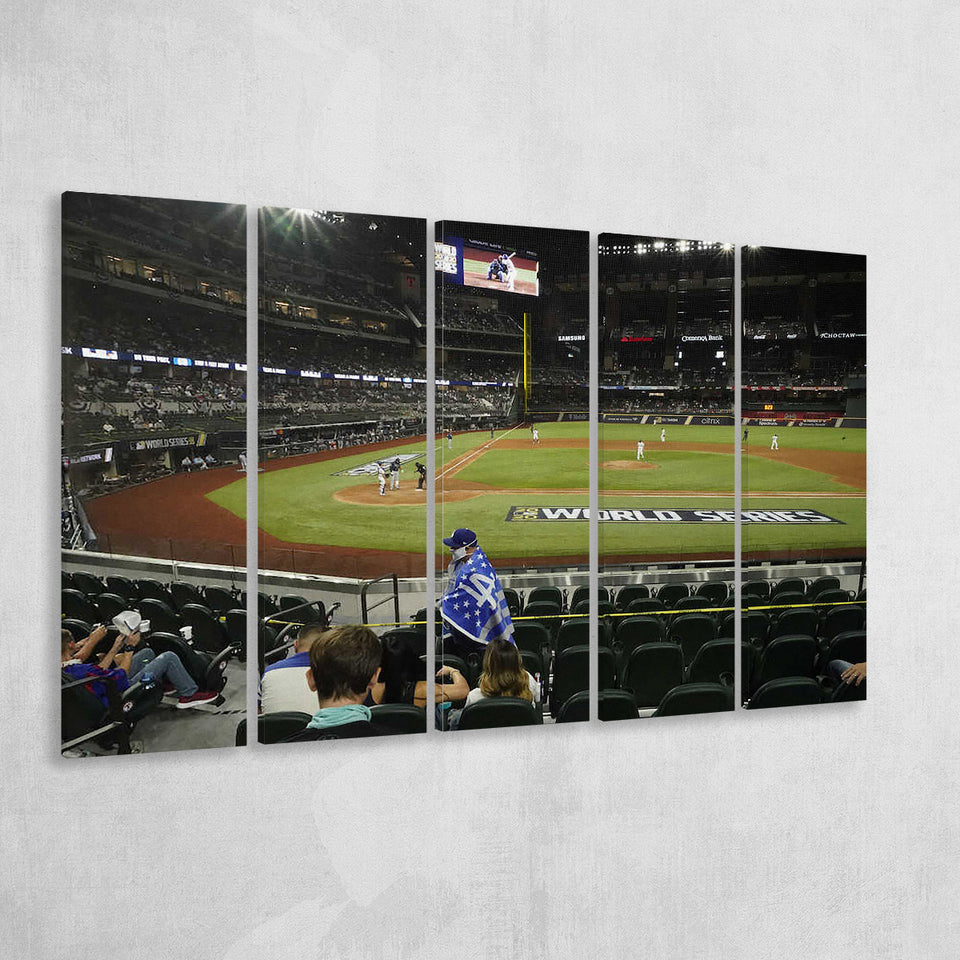 Globe Life Field, Stadium Canvas, Sport Art, Gift for him, Multi Panels B, Canvas Prints Wall Art Decor