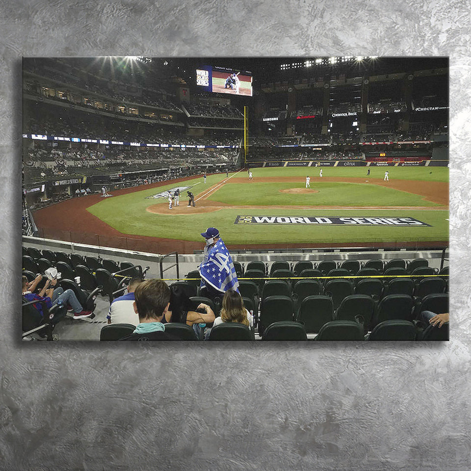Globe Life Field, Stadium Canvas, Sport Art, Gift for him, Fan Gift, Canvas Prints Wall Art Decor