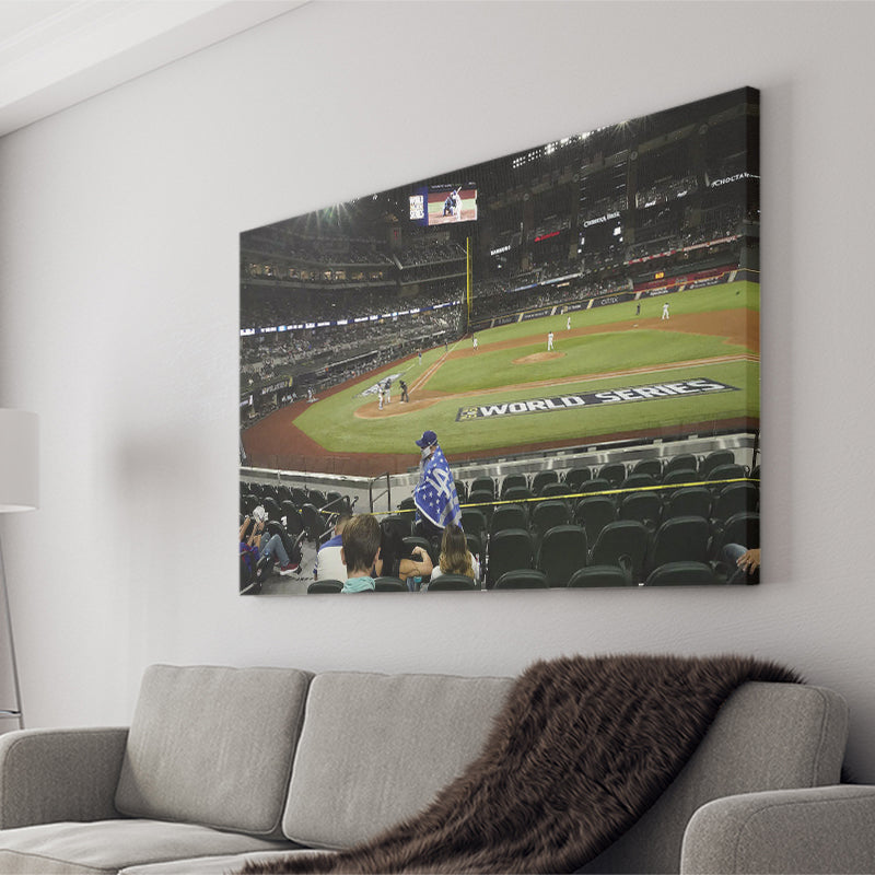 Globe Life Field, Stadium Canvas, Sport Art, Gift for him, Fan Gift, Canvas Prints Wall Art Decor