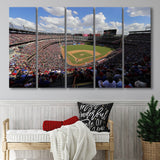 Globe Life Field in Arlington, Stadium Canvas, Sport Art, Gift for him, Multi Panels B, Canvas Prints Wall Art Decor