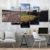 Globe Life Field in Arlington, Stadium Canvas, Sport Art, Large Canvas, Multi Panels, Canvas Prints Wall Art Decor