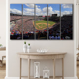 Globe Life Field in Arlington, Stadium Canvas, Sport Art, Gift for him, Multi Panels B, Canvas Prints Wall Art Decor