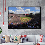 Globe Life Field in Arlington, Stadium Canvas, Sport Art, Gift for him, Framed Art Prints Wall Art Decor, Framed Picture