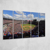 Globe Life Field in Arlington, Stadium Canvas, Sport Art, Gift for him, Multi Panels B, Canvas Prints Wall Art Decor