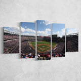 Globe Life Field in Texas, Stadium Canvas, Sport Art, Large Canvas,V1 Multi Panels, Canvas Prints Wall Art Decor
