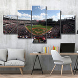 Globe Life Field in Texas, Stadium Canvas, Sport Art, Large Canvas,V1 Multi Panels, Canvas Prints Wall Art Decor