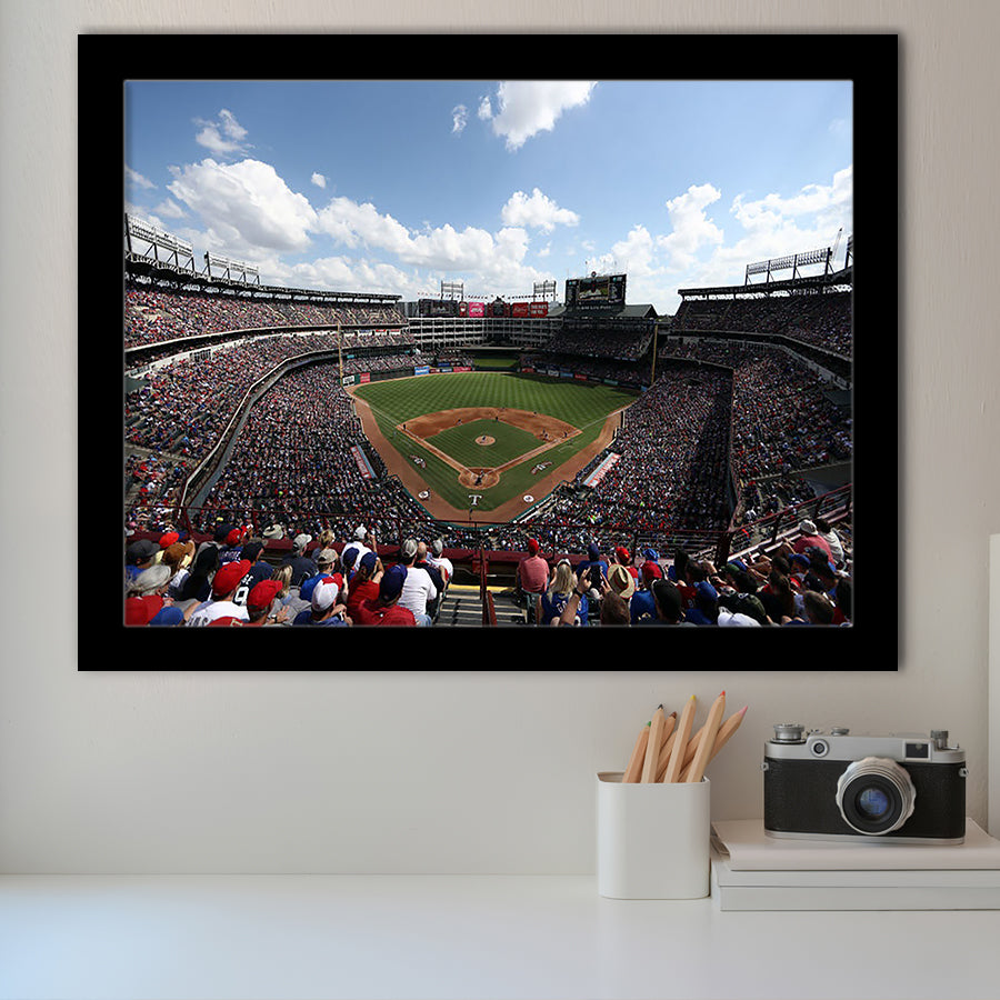 Globe Life Field in Texas, Stadium Canvas, Sport Art, Gift for him,100 Framed Art Prints Wall Art Decor, Framed Picture