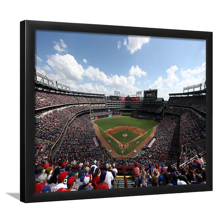 Globe Life Field in Texas, Stadium Canvas, Sport Art, Gift for him,100 Framed Art Prints Wall Art Decor, Framed Picture