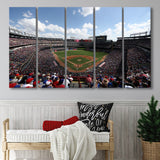 Globe Life Field in Texas, Stadium Canvas, Sport Art, Gift for him,100 Multi Panels B, Canvas Prints Wall Art Decor
